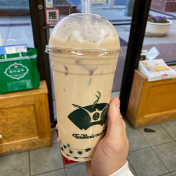 Ten Ren Tea - almond black, no sugar, extra ice - Coffee & Tea Near Me - Rockville, Maryland