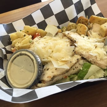 The Gourmet Gang - ceaser salad with blackened chicken - New American Near Me - Chesapeake, Virginia