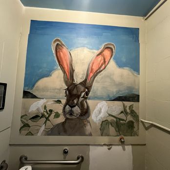 Crossroads Cafe - Cool art in restroom. - Cafes Near Me - Joshua Tree, California Crossroads Cafe - Cool art in restroom. - Cafes Near Me - Joshua Tree, California