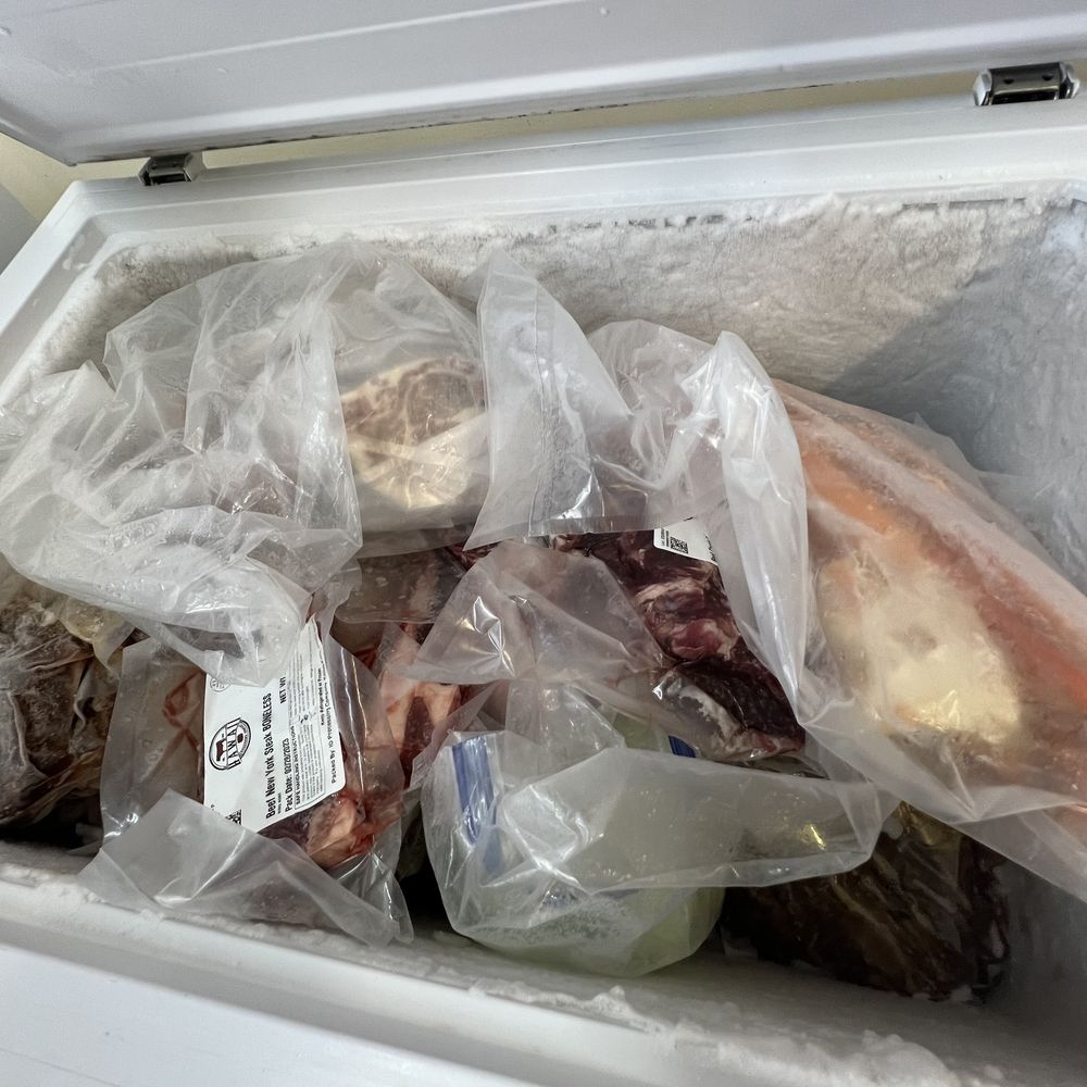 Inside freezer 1 Inside freezer 1