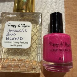 Poppy & Thyme - My personalized fragrance blend and nail polish