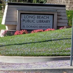 El Dorado Neighborhood Library - Streetside sign