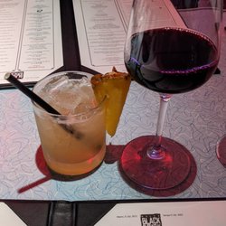 Hales Blackbrick -Tampa - Mr. Walken cocktail and a glass of Harvey and Harriet