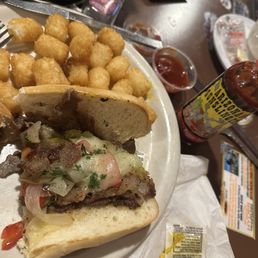 Pepper sauce Cheesesteak sandwich Pepper sauce Cheesesteak sandwich
