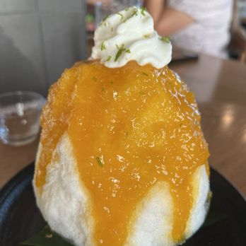 Shimogamo - Mango passionfruit icy. The ice was sooo fluffy!! Huge so this is a must share! - Japanese Near Me - Gilbert, Arizona Shimogamo - Mango passionfruit icy. The ice was sooo fluffy!! Huge so this is a must share! - Japanese Near Me - Gilbert, Arizona