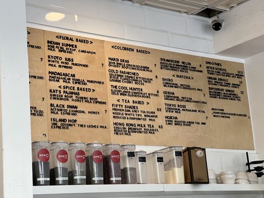 Menu photo 2 SPRO Coffee Lab San Francisco, CA Menu photo 2 SPRO Coffee Lab San Francisco, CA