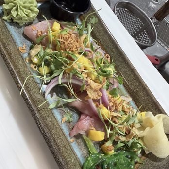 Pescato Oyster Bar & Seafood - yellowtail sashimi - Seafood Near Me - Cabazon, California Pescato Oyster Bar & Seafood - yellowtail sashimi - Seafood Near Me - Cabazon, California