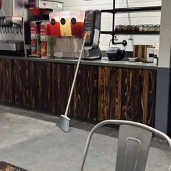 Lit Pizza - Juban - Broom employee used to sweep rugs
