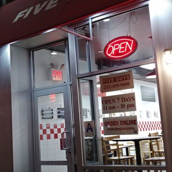 Five Guys - Easy to miss but its there..... - Burgers Near Me - New York, New York Five Guys - Easy to miss but its there..... - Burgers Near Me - New York, New York