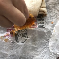 Taco Bell - Large piece of plastic wrapped inside the Taco. Should have looked at reviews first.