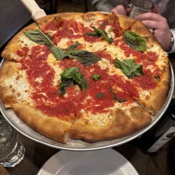 Patsy's Pizzeria - Original small Old School Round Pizza (half size) - Italian Near Me - New York, New York Patsy's Pizzeria - Original small Old School Round Pizza (half size) - Italian Near Me - New York, New York
