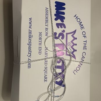 Mike's Pastry - The box felt like it weighed 10lbs - Bakeries Near Me - Boston, Massachusetts Mike's Pastry - The box felt like it weighed 10lbs - Bakeries Near Me - Boston, Massachusetts
