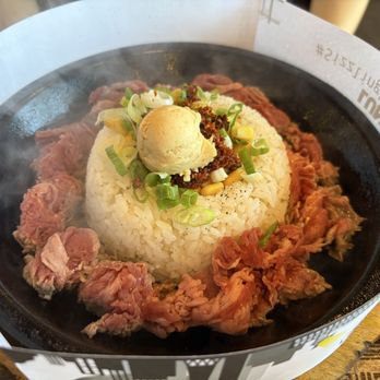 Sizzling Lunch - Spicy Garlic Beef Pepper Rice - Japanese Near Me - San Jose, California Sizzling Lunch - Spicy Garlic Beef Pepper Rice - Japanese Near Me - San Jose, California