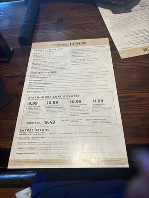 Menu photo 1 LongHorn Steakhouse Chesapeake, VA