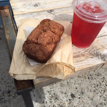 Mel - Barley strawberry banana bread and hibiscus mint tea - Bakeries Near Me - Hudson, New York