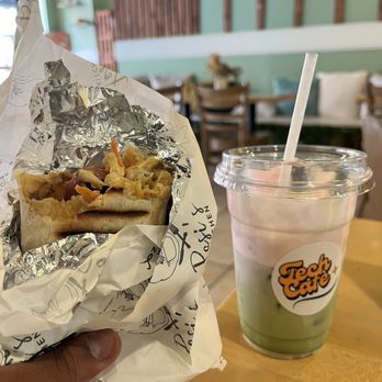 Posi's Kitchen - Beef shawarma, Raspberry Crème Matcha - African Near Me - Baltimore, Maryland