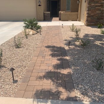 Arizona Rainfall - New pavers / lighting / plants! - Landscaping Near Me - Surprise, Arizona Arizona Rainfall - New pavers / lighting / plants! - Landscaping Near Me - Surprise, Arizona