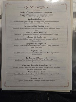 Menu photo 3 Panzanella Ristorante Sherman Oaks, CA Menu photo 3 Panzanella Ristorante Sherman Oaks, CA