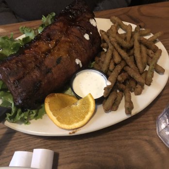 Prison Brews - Ribs and fried green beans - American Near Me - Jefferson City, Missouri Prison Brews - Ribs and fried green beans - American Near Me - Jefferson City, Missouri