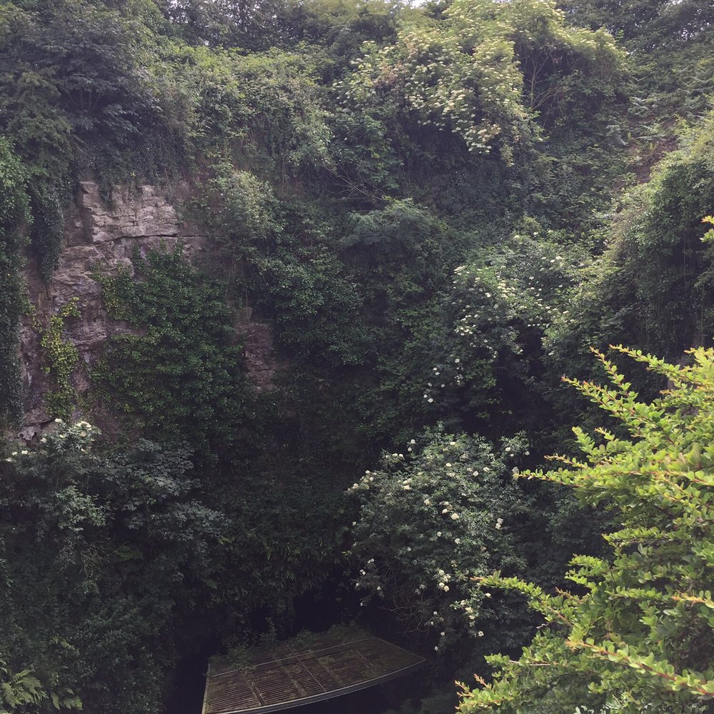 Entrance to the cave. Entrance to the cave.