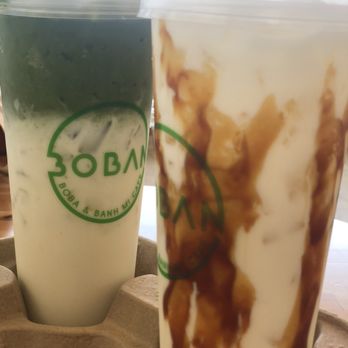 Boban - Matcha latte and brown sugar milk both were super good - Vietnamese Near Me - Cypress, California Boban - Matcha latte and brown sugar milk both were super good - Vietnamese Near Me - Cypress, California