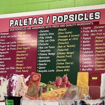 La Flor Michoacana - All the flavors of popsicles they have... ready to pick up. - Ice Cream & Frozen Yogurt Near Me - Charlottesville, Virginia La Flor Michoacana - All the flavors of popsicles they have... ready to pick up. - Ice Cream & Frozen Yogurt Near Me - Charlottesville, Virginia