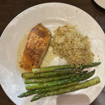 The Lokal Norman - Delicious salmon, rice and asparagus - Cocktail Bars Near Me - Norman, Oklahoma