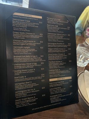 Menu photo 2 Lotus on The Beach Seattle, WA Menu photo 2 Lotus on The Beach Seattle, WA