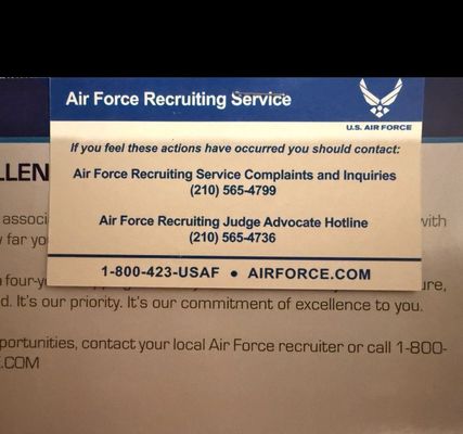U S Air Force Recruiting