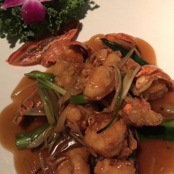 OKKO - Lobster with Ginger Scallion! Bold flavor and tender lobster in brown sauce. Delicious - Asian Fusion Near Me - Hilton Head Island, South Carolina OKKO - Lobster with Ginger Scallion! Bold flavor and tender lobster in brown sauce. Delicious - Asian Fusion Near Me - Hilton Head Island, South Carolina