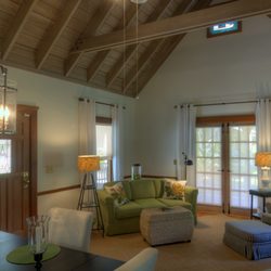 The Cottage at Oviedo - Gathering room with fold out sofa bed.