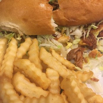 El Jardin - Carnitas torta with French fries - Mexican Near Me - Manteca, California