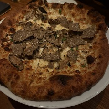 LAVO - Mushroom pizza with truffle - Italian Near Me - West Hollywood, California LAVO - Mushroom pizza with truffle - Italian Near Me - West Hollywood, California