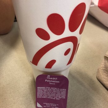 Chick-fil-A - Soda and Polynesian Sauce - Fast Food Near Me - Fresno, California