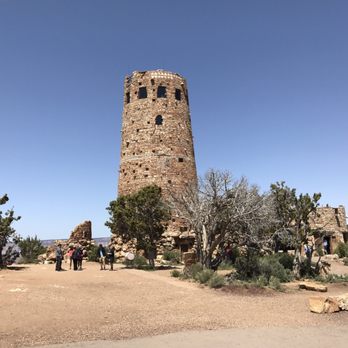 Grand Canyon View - Desert View Watchtower on the South Rim of the Grand Canyon - Parks Near Me