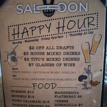 Black Rabbit Saloon - Happy Hour - Beer Bar Near Me - Montville, New Jersey Black Rabbit Saloon - Happy Hour - Beer Bar Near Me - Montville, New Jersey