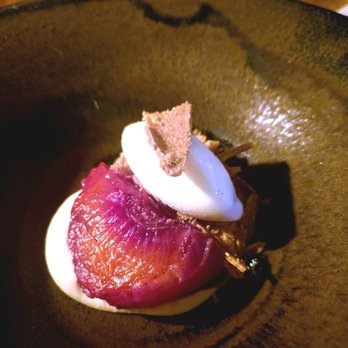 Beckon - Eleventh Course: Peach, Buckwheat & Goat Milk - New American Near Me - Denver, Colorado Beckon - Eleventh Course: Peach, Buckwheat & Goat Milk - New American Near Me - Denver, Colorado