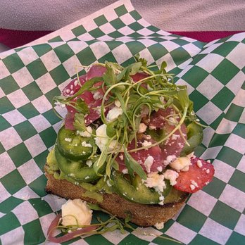 Crust Toast and Sandwich - Sweet Heat Breakfast Toast (loaded) - Sandwiches Near Me - Riverside, California