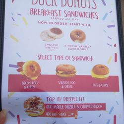 Duck Donuts - Breakfast Sandwiches