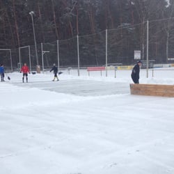 SC Eintracht Miersdorf-Zeuthen - Die aktuelle Erwärmung vor dem Training...