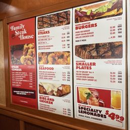 Menu as of 3/1/2025