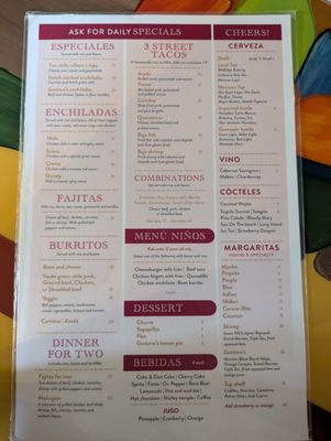 Menu photo 4 Gustavo's Mexican Restaurant & Bar Cortez, CO Menu photo 4 Gustavo's Mexican Restaurant & Bar Cortez, CO