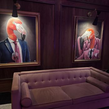 Pink Steak - Cozy nook with beautiful artwork - Steakhouses Near Me - West Palm Beach, Florida Pink Steak - Cozy nook with beautiful artwork - Steakhouses Near Me - West Palm Beach, Florida