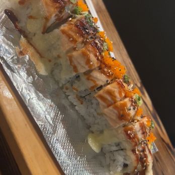 Rock & Roll Sushi - Super Lion King Roll - Japanese Near Me - San Leandro, California Rock & Roll Sushi - Super Lion King Roll - Japanese Near Me - San Leandro, California