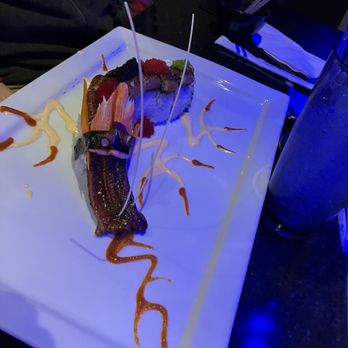 Diaz Kitchen & Sushi Bar - This is the best dragon roll that I've ever seen! Super kind folx and great music!!! The lemon cake roll was my favorite! Super fresh:) - Sushi Bars Near Me - Albuquerque, New Mexico