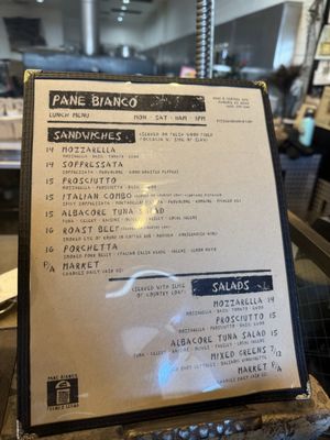 Menu photo 4 Pane Bianco - Central Phoenix, AZ