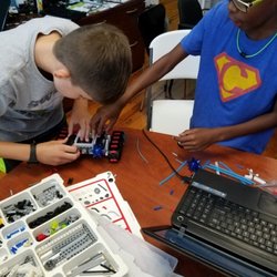 Carolina Kid Coders - Teamwork at summer camp!