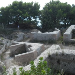 Villa Lysis - Villa Iovis. Ruinen.
