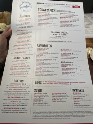 Menu photo 4 Bluewater Grill Carlsbad, CA