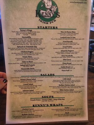 Menu photo 8 Kenny's Irish Pub Countryside, IL Menu photo 8 Kenny's Irish Pub Countryside, IL